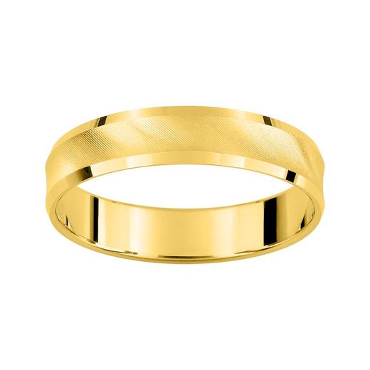 Anell Or 9kts Argyor-MRM 4mm (9)AR9308J40 Aliança Concava Facetada