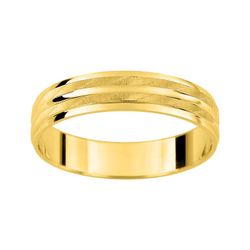 Anillo Oro 9kts Argyor-MRM 4mm (9)AR9340J40 Alianza Plana Biseles