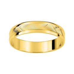Anillo Oro 9kts Argyor-MRM 4mm (9)AR9501J40 Alianza Concava Facetada
