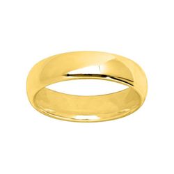 Anillo Oro 9kts Argyor-MRM 5mm (9)9212150 Clásica Semibombeada