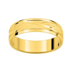 Anillo Oro 9kts Argyor-MRM 5mm (9)AR9329J50 Alianza Facetada Biseles
