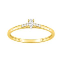 Anillo Oro 9kts Argyor MRM (9)9KLGD270Y Diamante Laboratorio 0,10ct DI.SYN F-VS