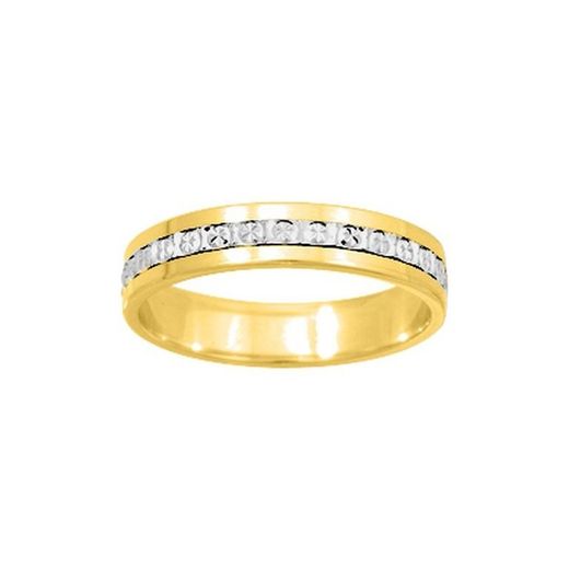 Anel de ouro 18k Argyor-MRM 4,5 mm (18)162B45 Aliança de casamento com diamantes