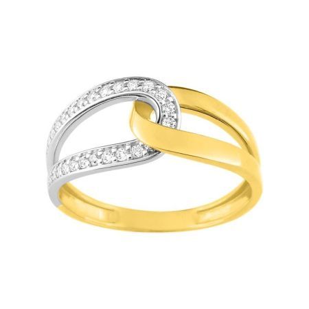 Anillo Oro Bicolor Blanco 18kts Argyor MRM (18)08SA784BZ Circonitas