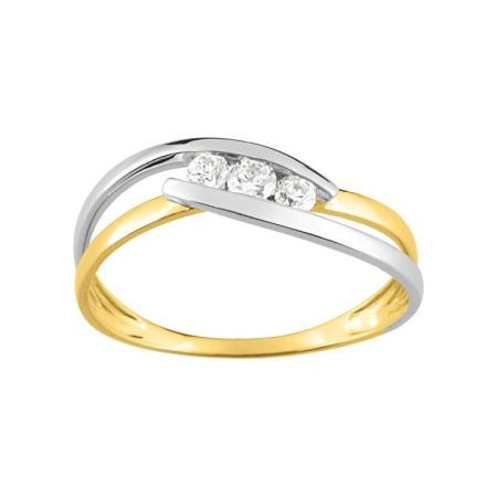 Anillo Oro Bicolor Blanco 18kts Argyor MRM (18)08SG31BZ Circonitas