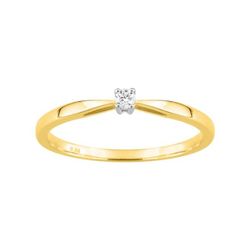 18kt Weißgoldring mit zweifarbigem Diamanten Argyor-MRM (18)1,574.23 Solitär-Verlobungsring
