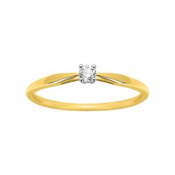 Anillo Oro Bicolor Blanco 18kts Argyor-MRM (18)1.575.33 Compromiso Diamante Solitario