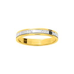 18kts White Two-Tone Gold Ring Argyor-MRM 3.5mm (18)029B35 Alliance