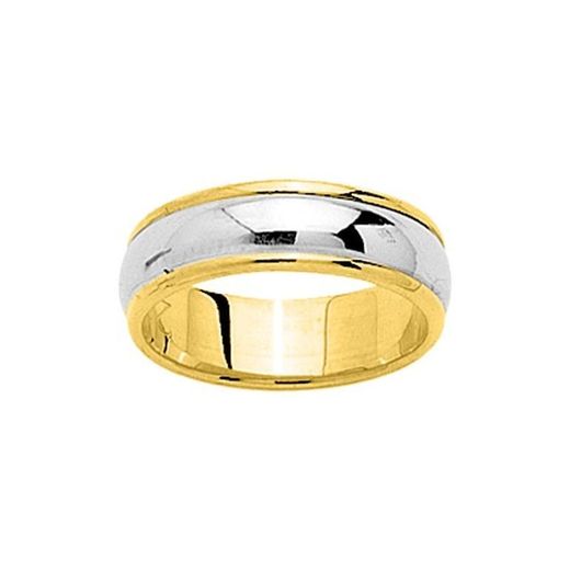 Bague en or blanc bicolore 18 carats Argyor-MRM 6 mm (18)A20260 Fantasy Alliance