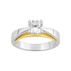 Anillo Oro Bicolor Blanco 18kts Espace Diamant  (18)DC098XB1 Diamante 1,00 ct