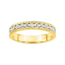 Anillo Oro Bicolor Blanco 9kts Argyor-MRM 3,5mm (9)9K21035 Alianza
