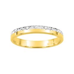 Anillo Oro Bicolor Blanco 9kts Argyor-MRM 3mm (9)9K133B30 Alianza