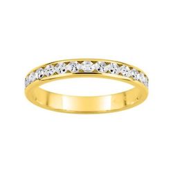 Anillo Oro Bicolor Blanco 9kts Argyor-MRM 3mm (9)9K22530 Alianza