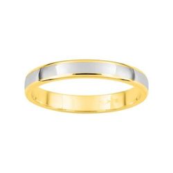 Anillo Oro Bicolor Blanco 9kts Argyor-MRM 3mm (9)9K23730 Alianza