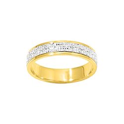 Anillo Oro Bicolor Blanco 9kts Argyor-MRM 4,5mm (9)9K158B45 Alianzas