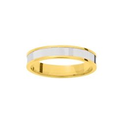 Anillo Oro Bicolor Blanco 9kts Argyor-MRM 4mm (9)9K25040 Alianza