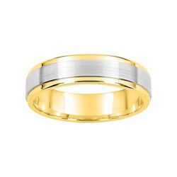 Anillo Oro Bicolor Blanco 9kts Argyor-MRM 5mm (9)9K019B50 Alianza
