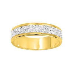 Anillo Oro Bicolor Blanco 9kts Argyor-MRM 5mm (9)9K158B50 Alianza
