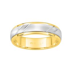 Anillo Oro Bicolor Blanco 9kts Argyor-MRM 5mm (9)9Y090X50 Alianza