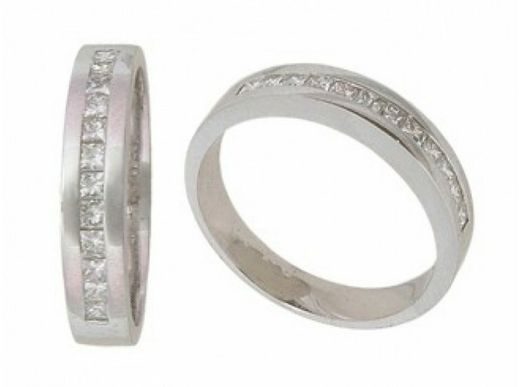 Anell Or Blanc 18 kts Diamants 0.38 cts 014087
