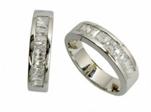 Ring Weißgold 18 kt Diamanten 0,90 ct 015115