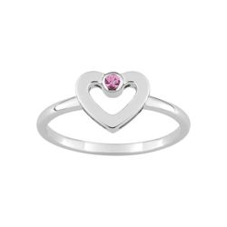 Anillo Oro Blanco 18kts (18)1.5511.D1 Love 0.05 Zafiro Rosa