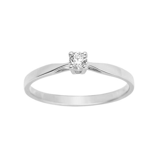Anillo Oro Blanco 18kts Argyor-MRM (18)1.003.31 Compromiso Diamante Solitario