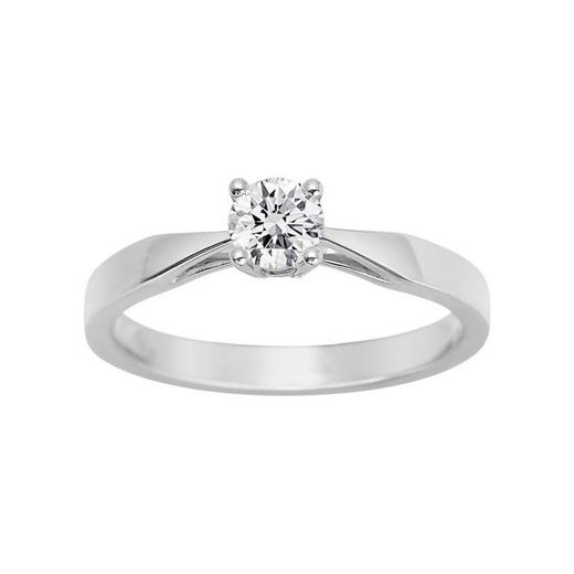 Anillo Oro Blanco 18kts Argyor-MRM (18)1.008.21 Compromiso Diamante Solitario