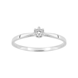 Anillo Oro Blanco 18kts Argyor-MRM (18)1.016.21 Compromiso Diamante Solitario