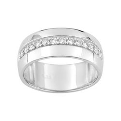 Anillo Oro Blanco 18kts Argyor-MRM (18)1.1061.31 Alianza Diamantes Rectangulares 0,25ct