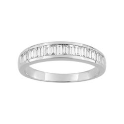 Anillo Oro Blanco 18kts Argyor-MRM (18)1.1148.21 Alianza Diamantes Rectangulares 0,50ct
