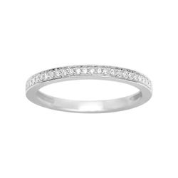Anillo Oro Blanco 18kts Argyor-MRM (18)1.1248.31 Alianza Diamantes 0,10ct