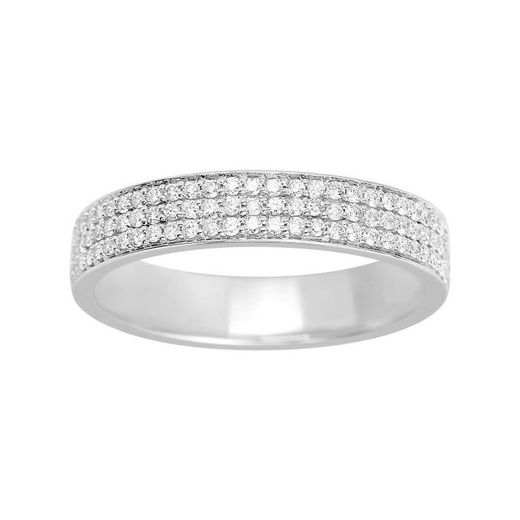 Anell Or Blanc 18kts Argyor-MRM (18)1.1442.31 Aliança Diamants 3 Fileres 0,38ct