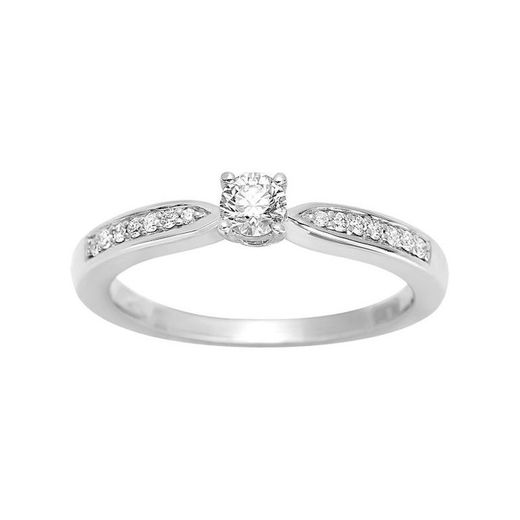 Bague de fiançailles en or blanc 18 carats Argyor-MRM (18)1.1456.21 avec 12+1 diamants