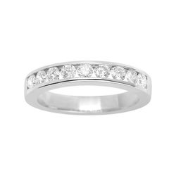 Anillo Oro Blanco 18kts Argyor-MRM (18)1.1588.31 Semi-Alianza 9 Diamantes 0,60ct