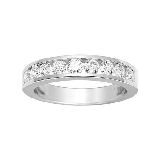 18kt White Gold Ring Argyor-MRM (18)1.1589.21 Semi-Alliance 9 Diamonds 0.82ct
