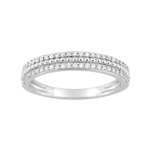 Anillo Oro Blanco 18kts Argyor-MRM (18)1.1596.31 Alianza Multibanda Diamantes 0,19ct