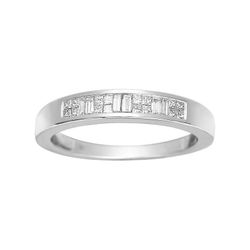 Anillo Oro Blanco 18kts Argyor-MRM (18)1.2118.21 Semi-Alianza Diamantes 0,25ct