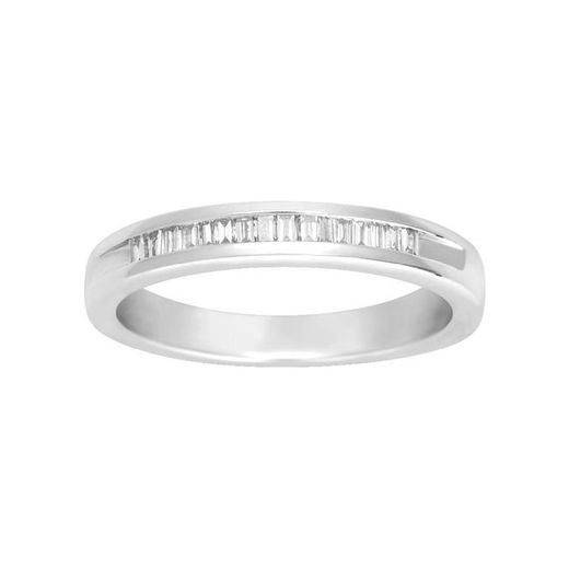 Bague en or blanc 18 carats Argyor-MRM (18)1.2130.21 Semi-Alliance Diamants 0,25 ct