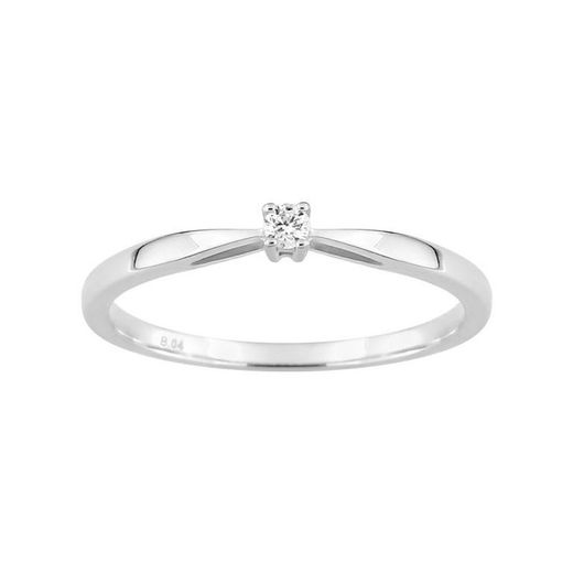 Bague de fiançailles en or blanc 18 carats Argyor-MRM (18)1 574,21 diamant solitaire