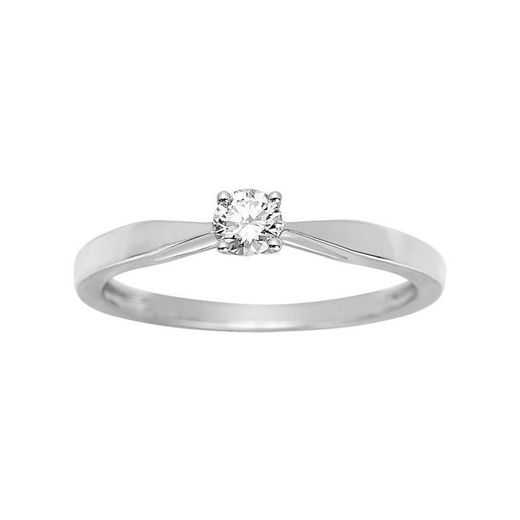 Anillo Oro Blanco 18kts Argyor-MRM (18)1.577.31 Compromiso Diamante Solitario