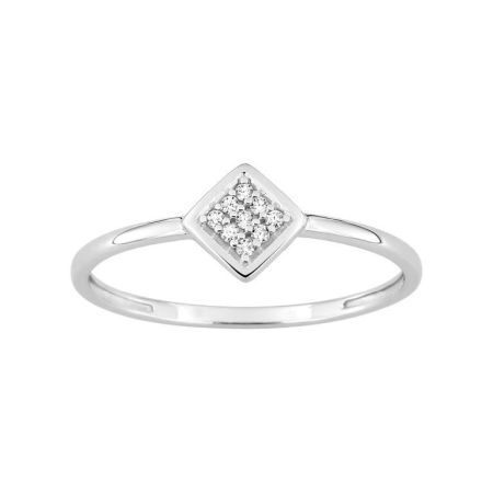 Anillo Oro Blanco 18kts Argyor MRM (18)1.7515.Z1 Rombo C. Circonitas
