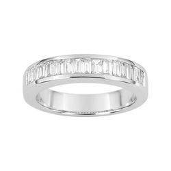 Anillo Oro Blanco 18kts Argyor-MRM (18)35031GO Semi-alianza Diamantes 0,90ct