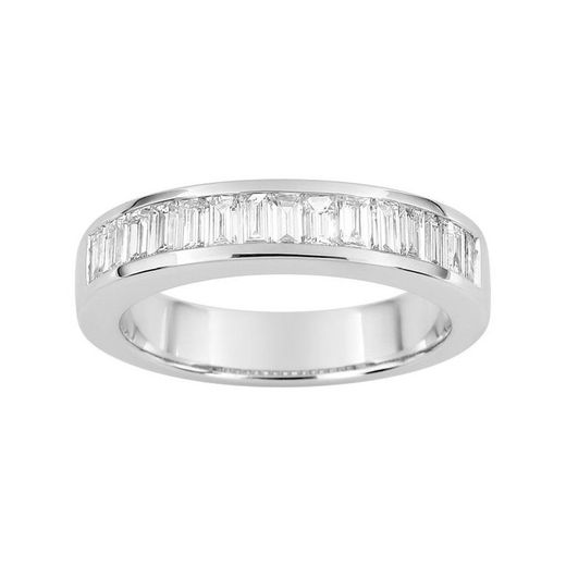 18kt White Gold Ring Argyor-MRM (18)35031GO Semi-alliance Diamonds 0.90ct