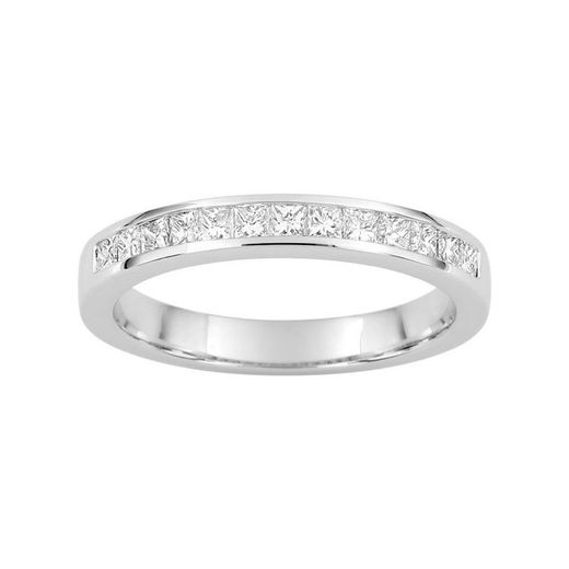 18kt White Gold Ring Argyor-MRM (18)35034GO Semi-alliance Diamonds 0.50ct