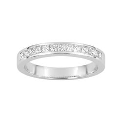 Anillo Oro Blanco 18kts Argyor-MRM (18)35035GO Semi-alianza Diamantes 0,70ct