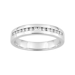 18kt White Gold Ring Argyor-MRM (18)3C047GB2 Diamond Wedding Band 0.21ct