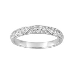 Anillo Oro Blanco 18kts Argyor-MRM (18)3C141GB4 Alianza Diamantes 0,25ct