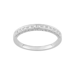 Anillo Oro Blanco 18kts Argyor-MRM (18)3F600GB Alianza Diamantes 0,08ct