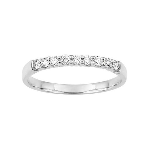 Anell Or Blanc 18kts Argyor-MRM (18)3L005GB2 Semi-aliança Diamants 0,23ct
